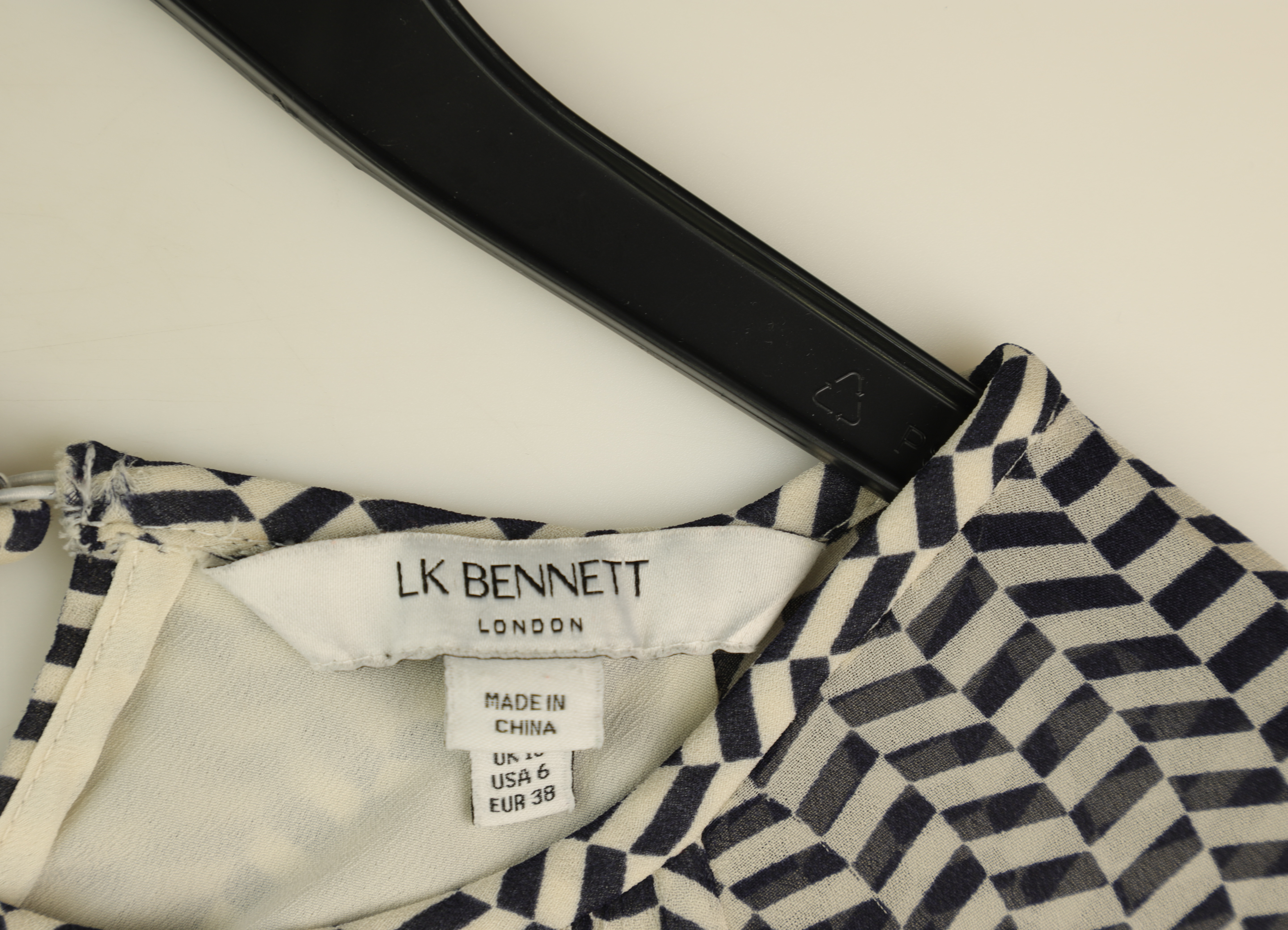 LK Bennett Navy Draped Maxi Dress Size 10
