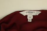 LK Bennett Red Pleated Maxi Dress Size 12
