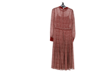LK Bennett Red Pleated Maxi Dress Size 12