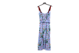 LK Bennett Blue Floral Maxi Slip Dress Size 12