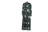 LK Bennett Green Tiered Maxi Dress