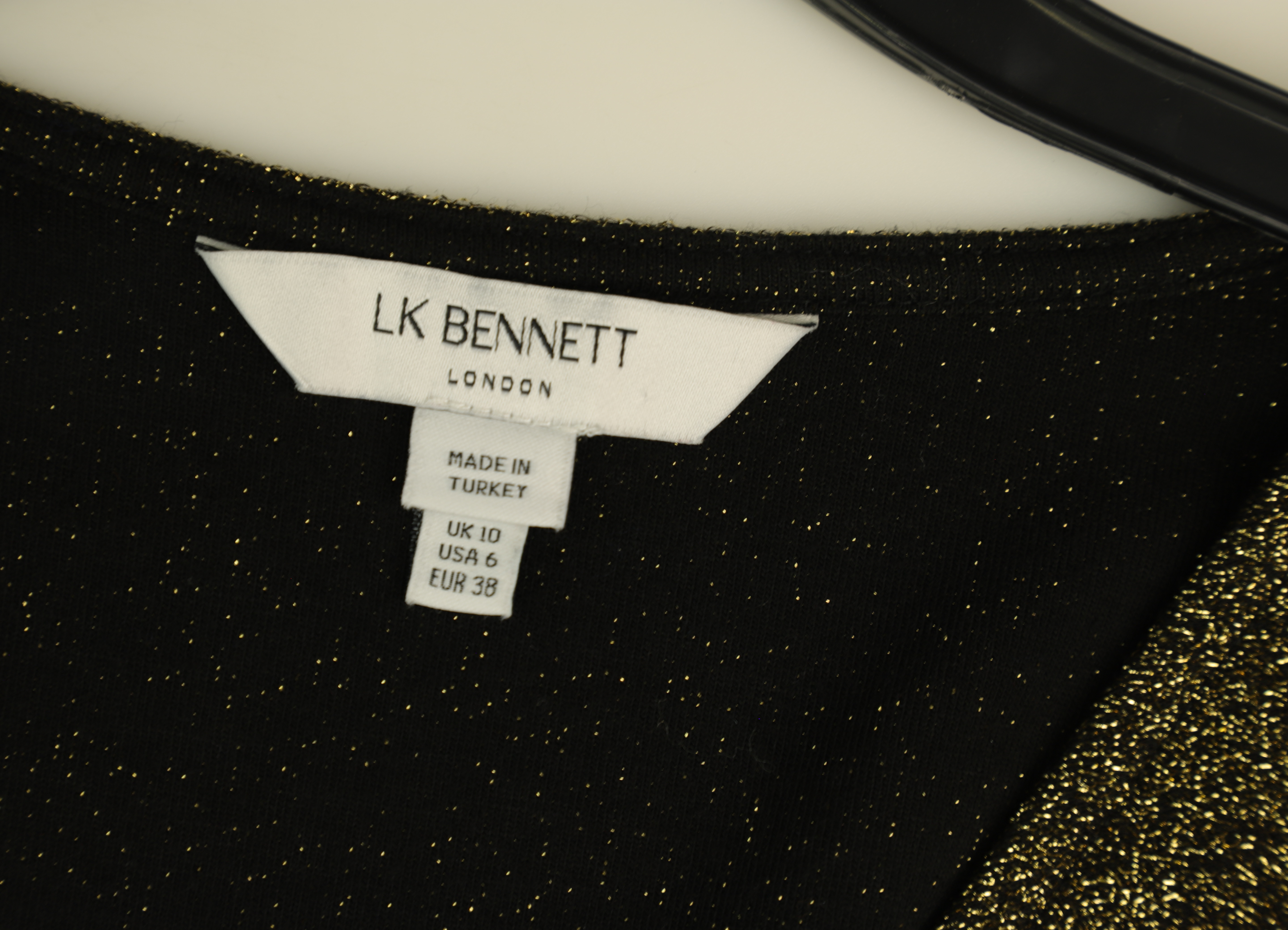 LK Bennett Gold Draped Ruched Maxi Wrap Dress Size 10