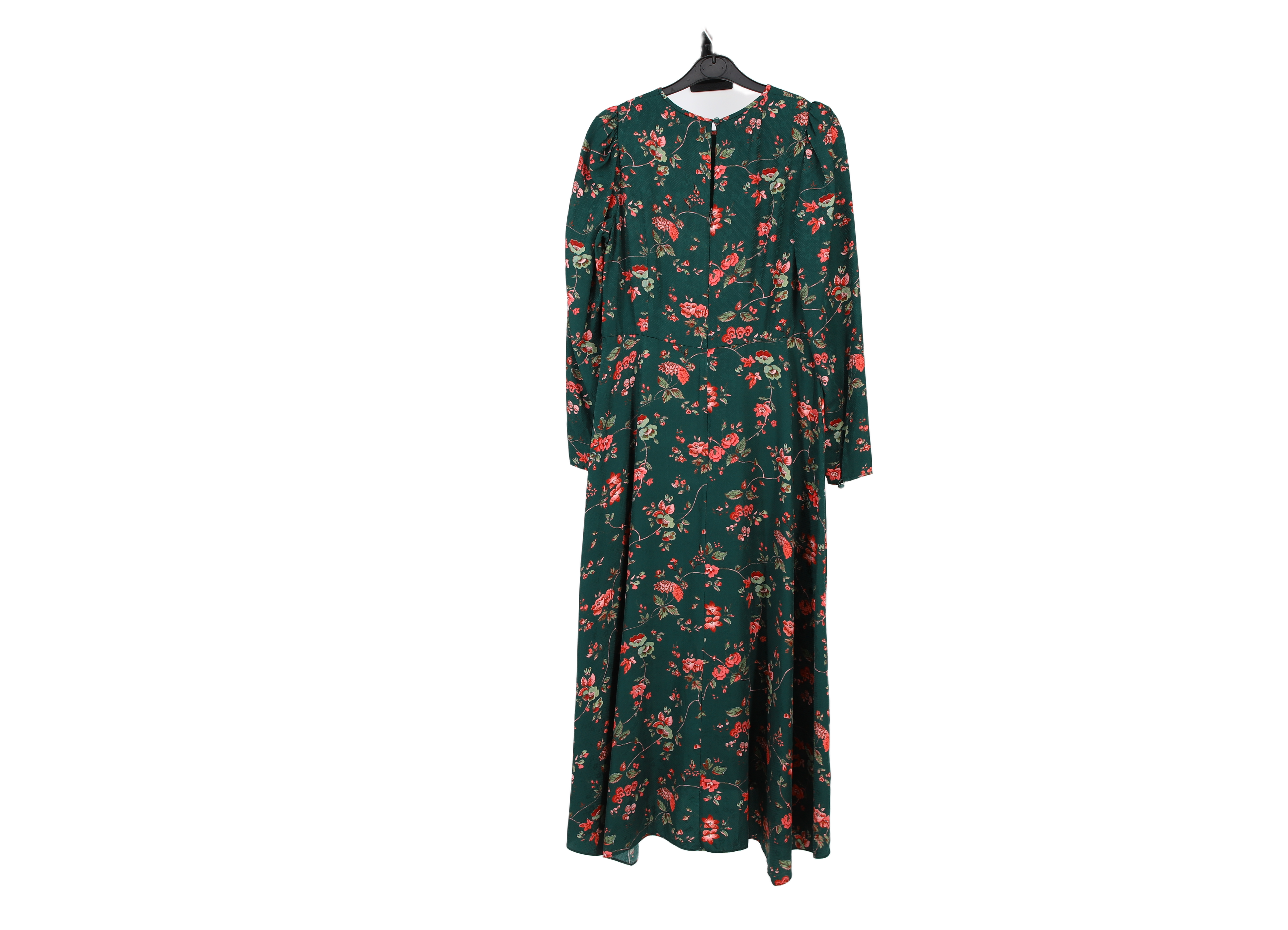 LK Bennett Green Floral Maxi Dress