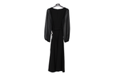 LK Bennett Black Tailored Maxi Dress