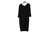 LK Bennett Black Tailored Sheath Maxi Dress
