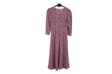 LK Bennett Purple Flared Maxi Dress