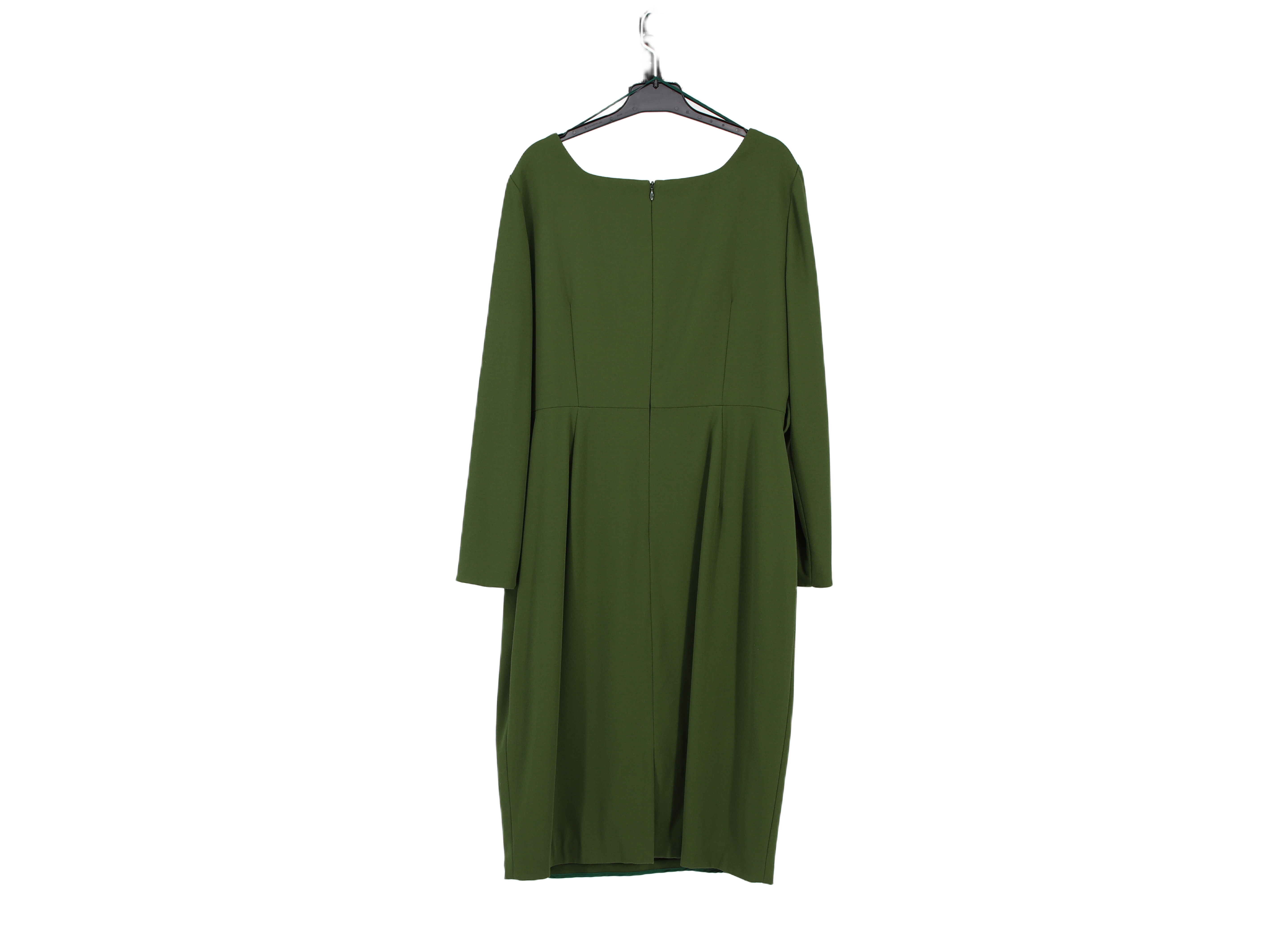 LK Bennett Green Tailored Midi Dress Size 16