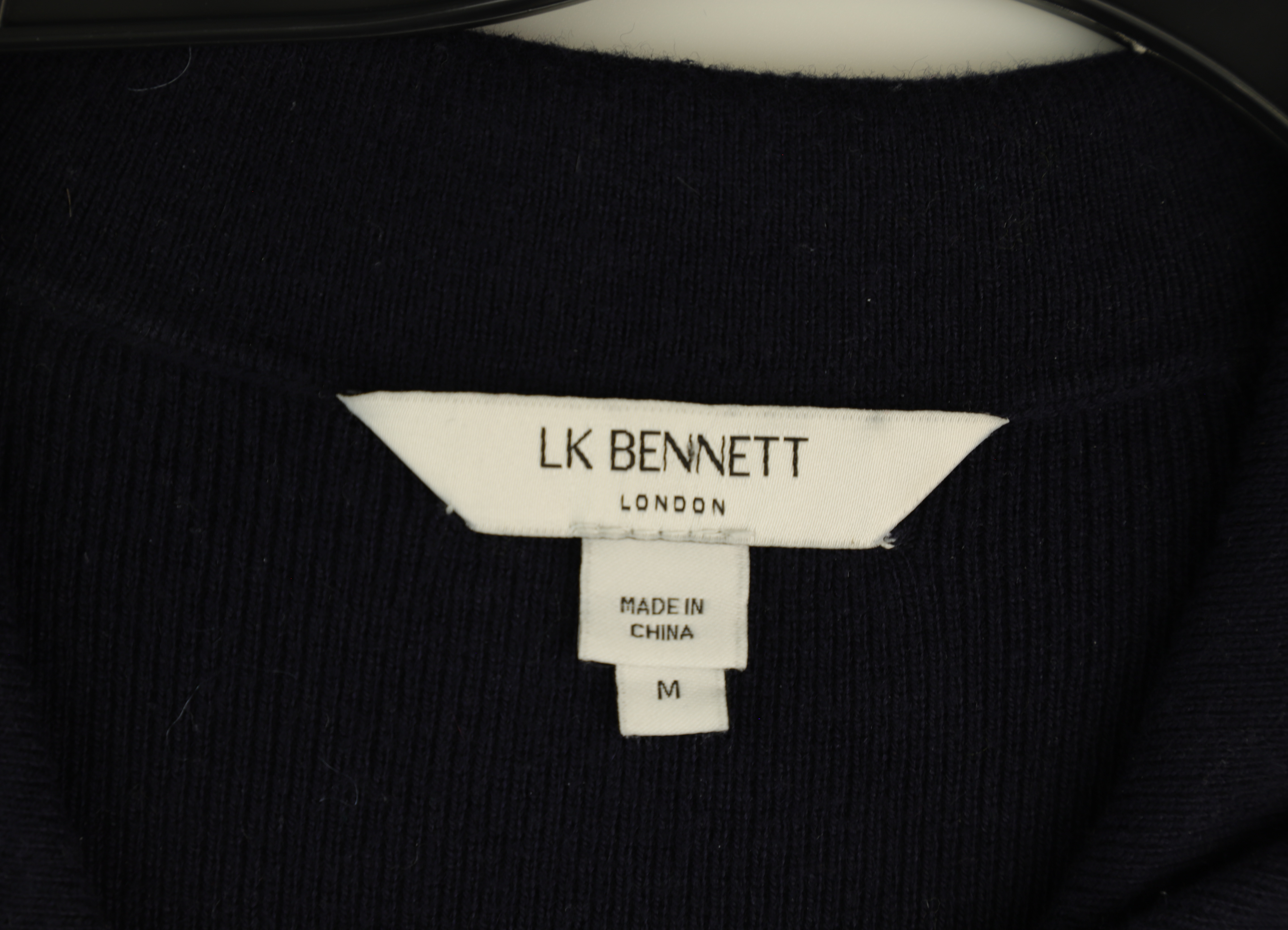 LK Bennett Navy Sailor-Inspired Maxi Shirt Dress