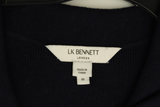 LK Bennett Navy Sailor-Inspired Maxi Shirt Dress