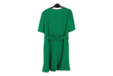 LK Bennett Green Belted Midi Sheath Dress Size 16