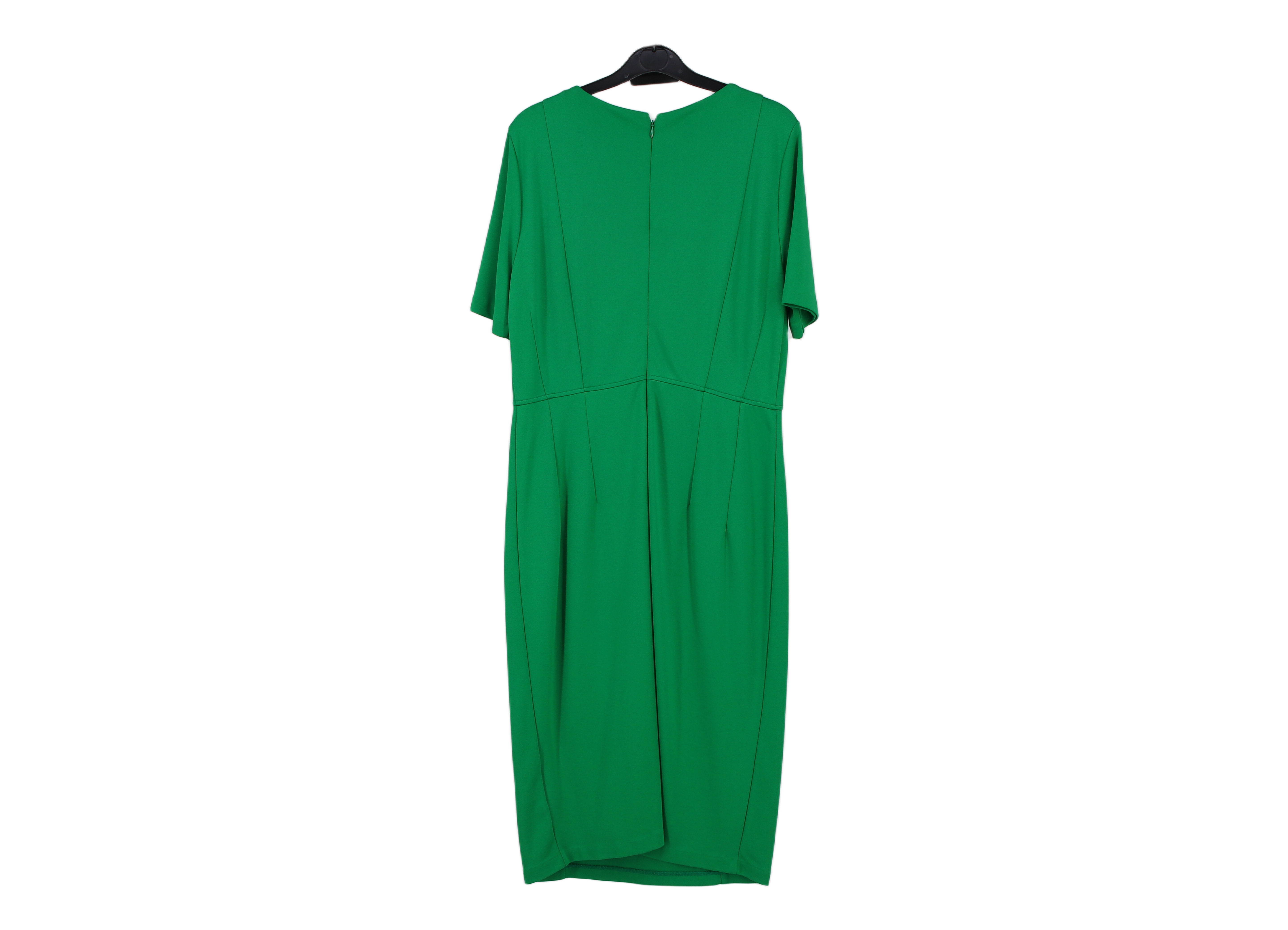 LK Bennett Green Draped Cowl Maxi Dress Size 14