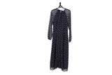 LK Bennett Navy Flowing Maxi Dress Size 10
