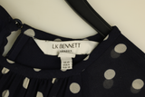 LK Bennett Navy Flowing Maxi Dress Size 10