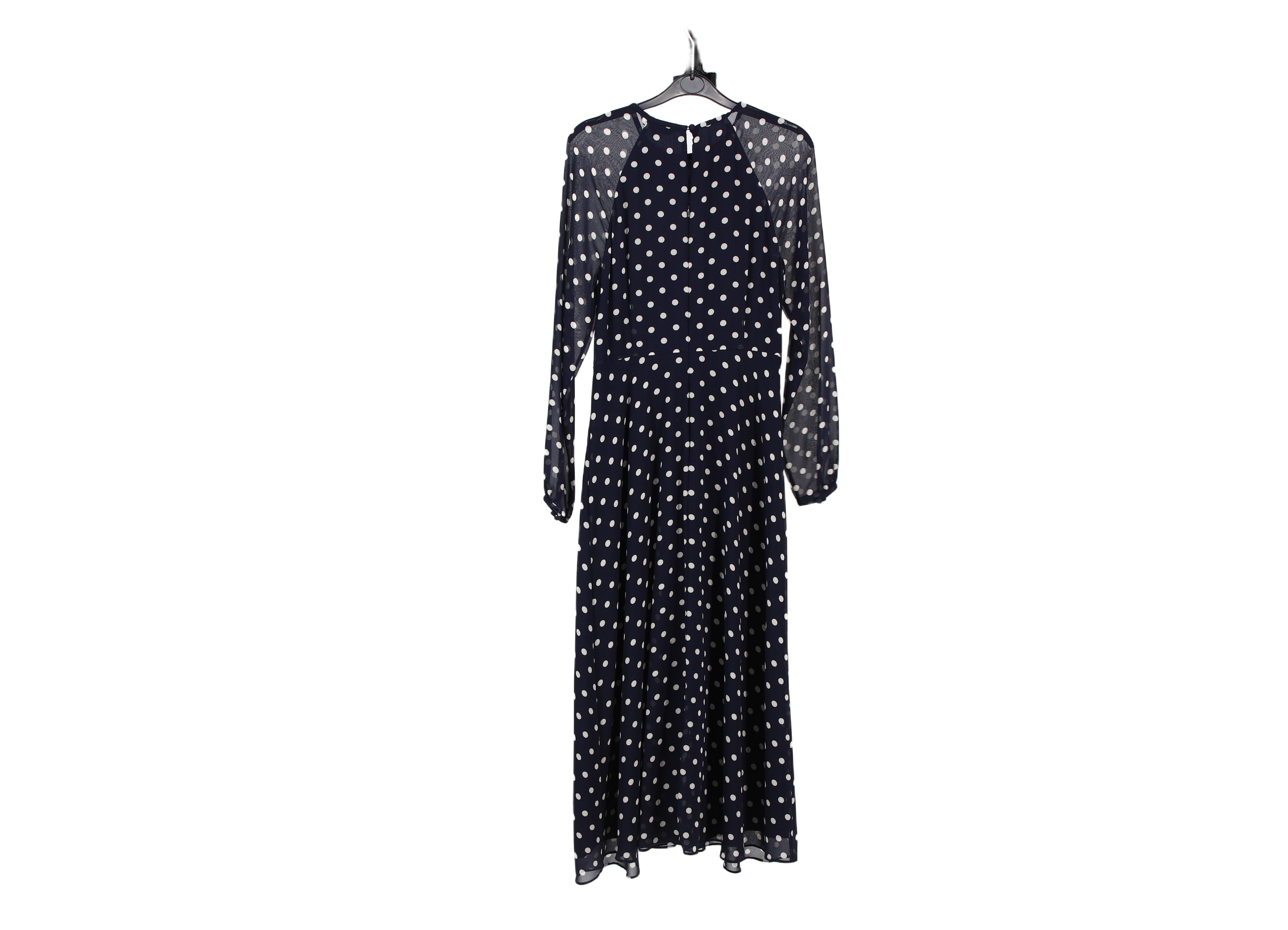 LK Bennett Navy Flowing Maxi Dress Size 10