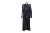 LK Bennett Navy Flowing Maxi Dress Size 10