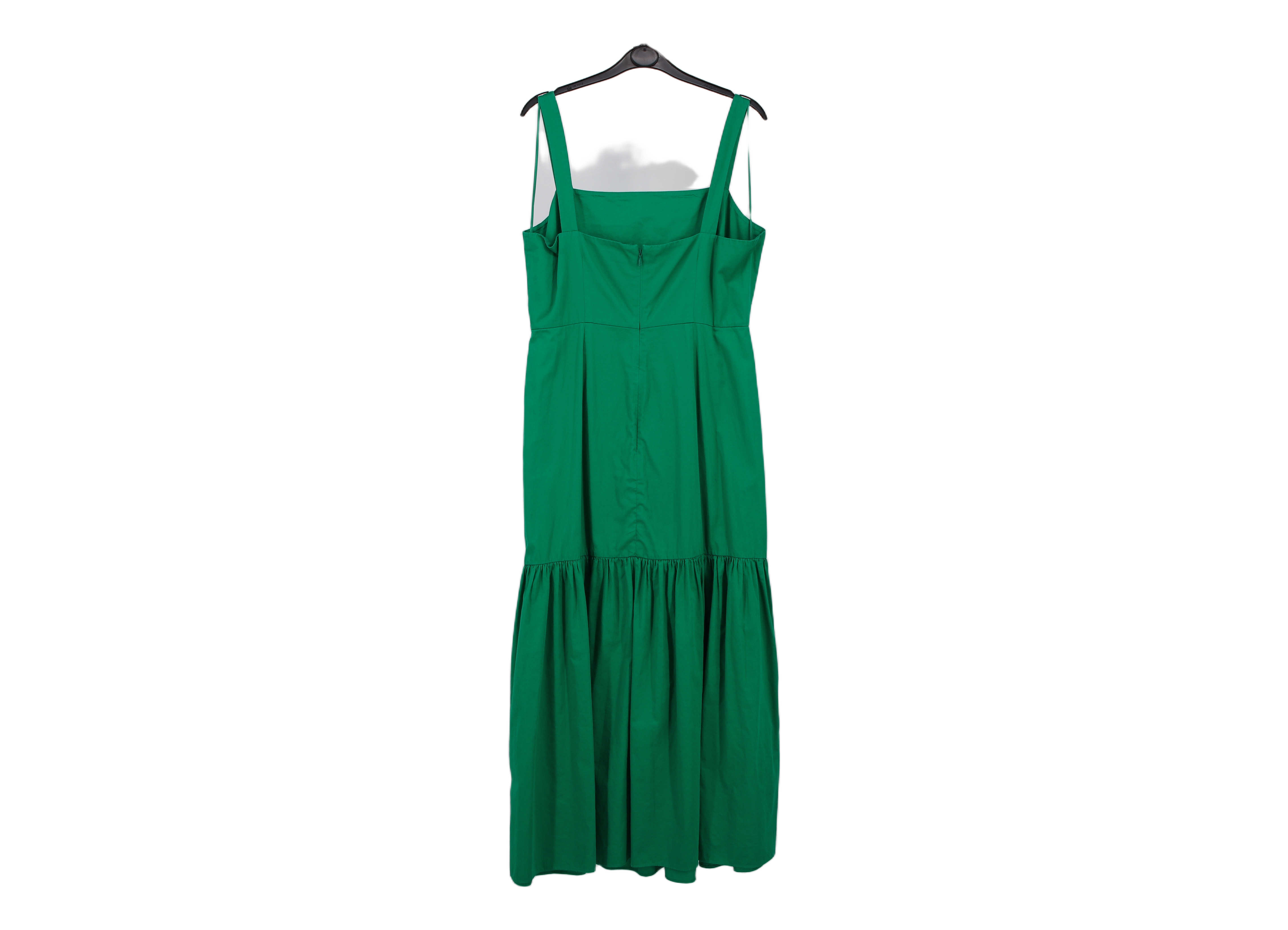 LK Bennett Green Tiered Maxi Dress Size 14