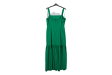 LK Bennett Green Tiered Maxi Dress Size 14