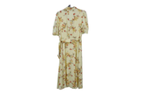 LK Bennett Yellow Maxi Shirt Dress Size 12