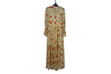LK Bennett Beige Tiered Maxi Dress