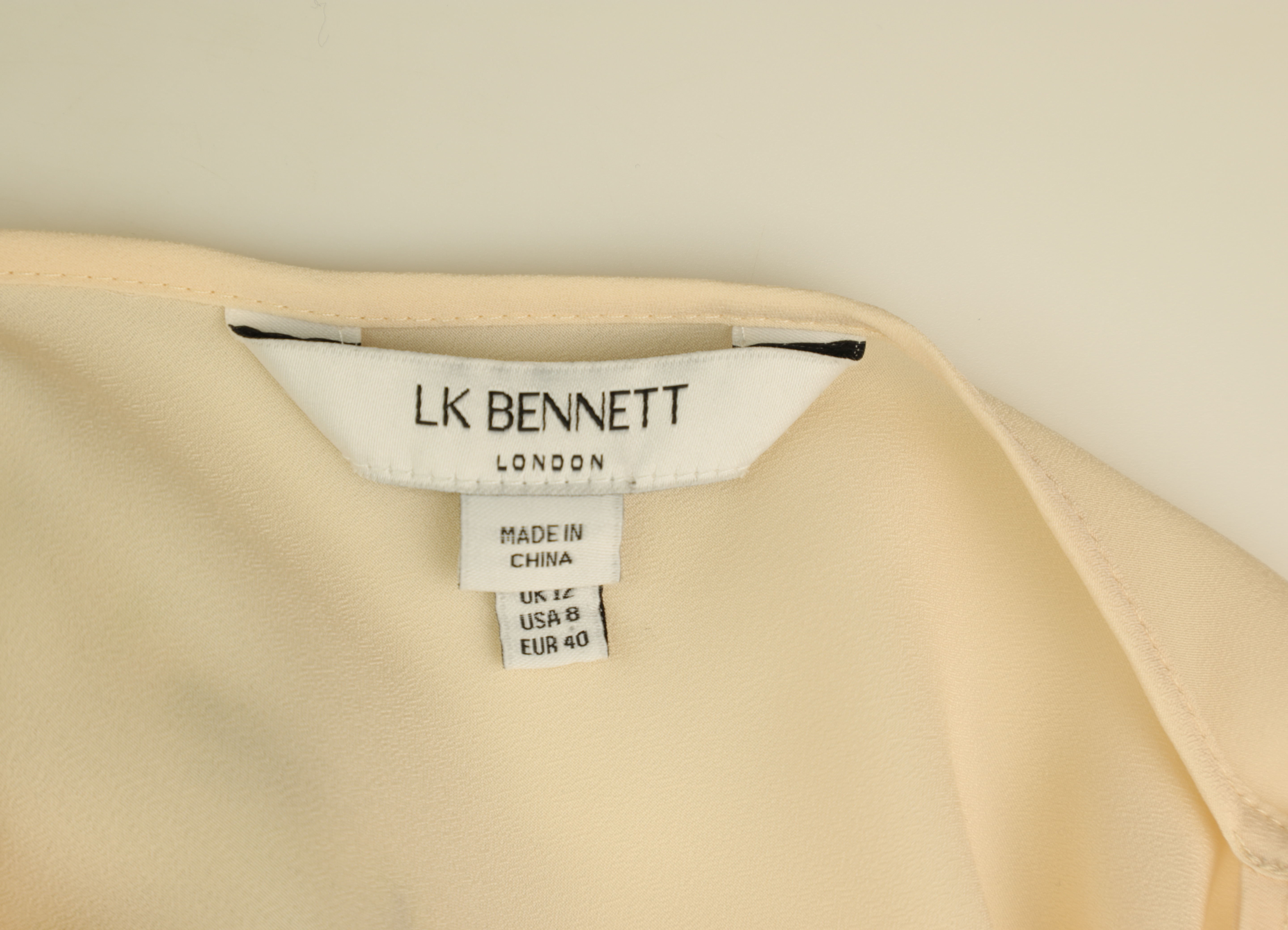 LK Bennett Beige Tiered Maxi Dress