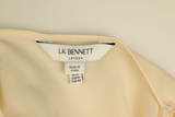 LK Bennett Beige Tiered Maxi Dress