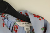 LK Bennett Blue Maxi Shirt Dress Size 8