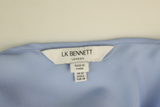LK Bennett Blue Floral Maxi Shirt Dress Size 10