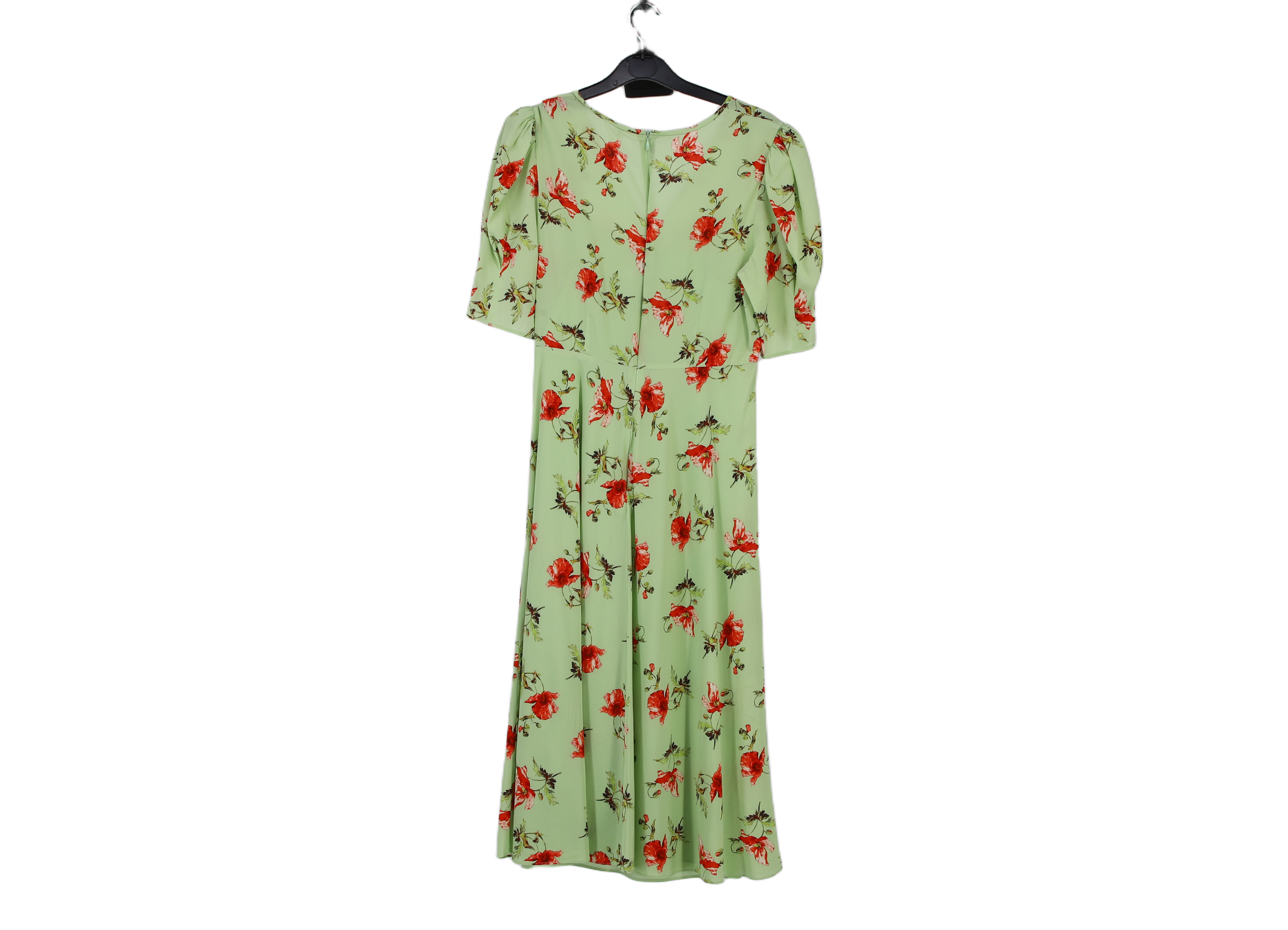 LK Bennett Green Tie-waist Maxi Dress Size 10