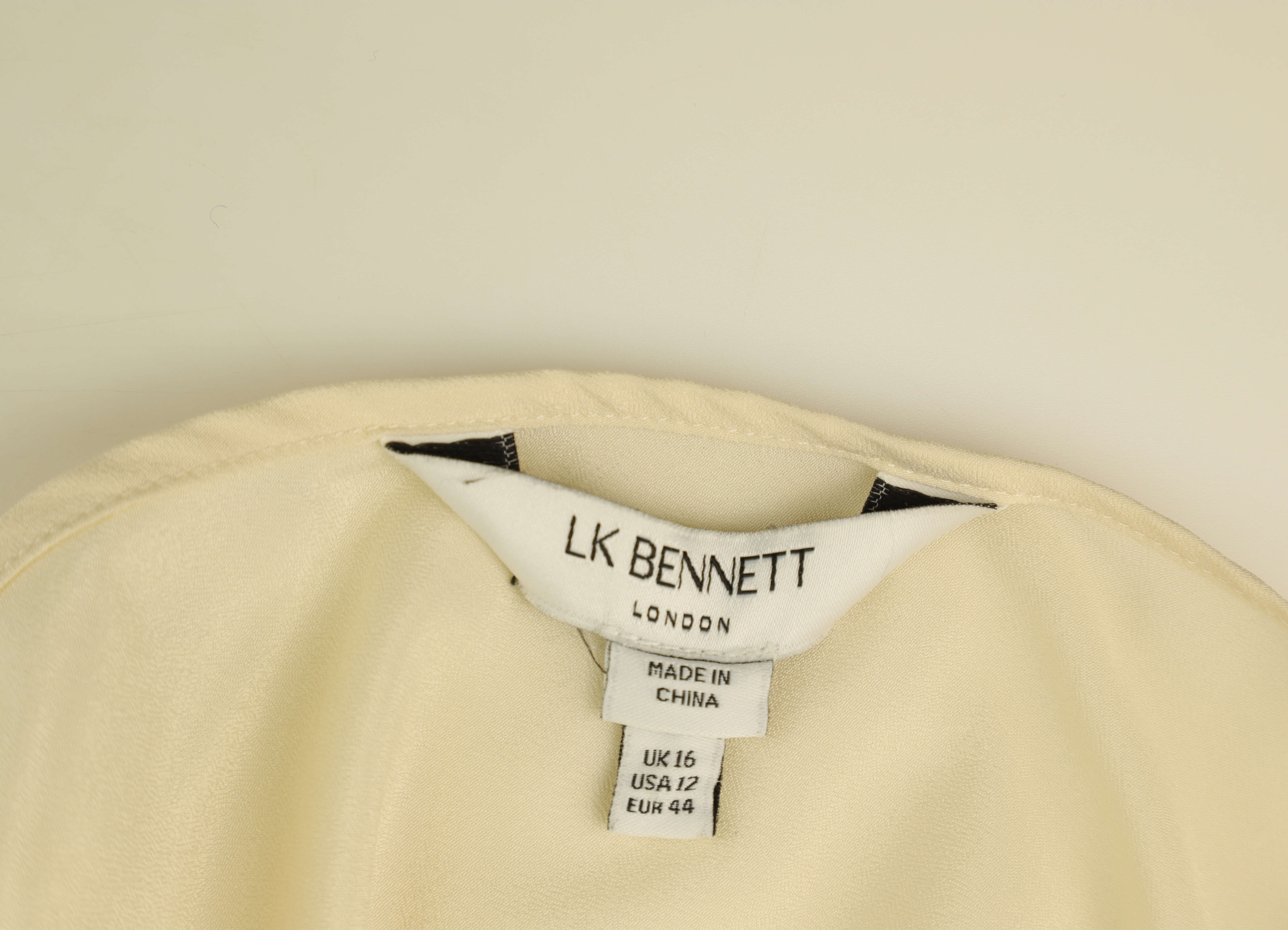 LK Bennett Beige Maxi Shirt Dress