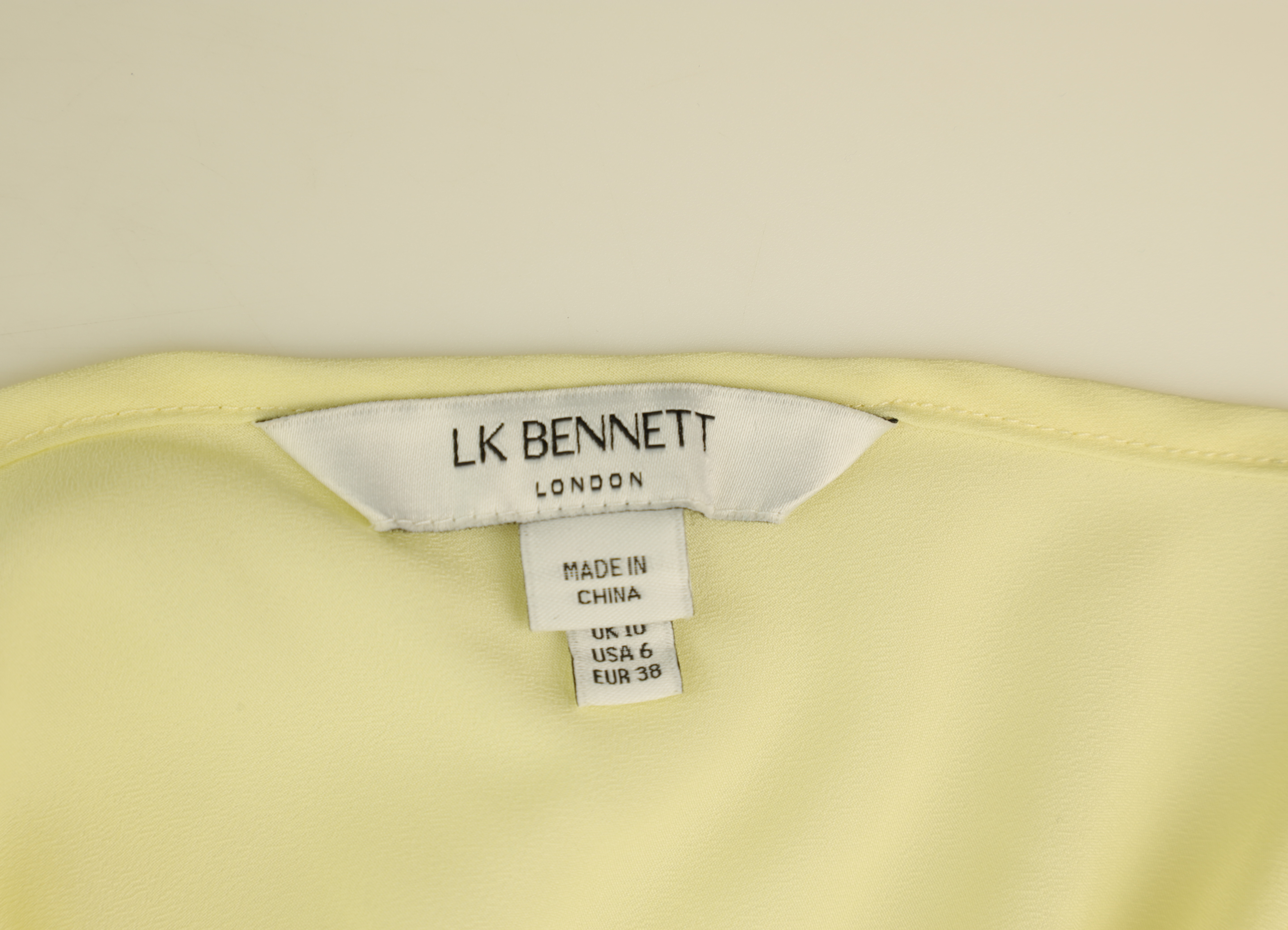 LK Bennett Yellow Floral Gathered Maxi Dress