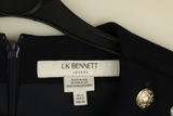LK Bennett Navy Tailored Maxi Dress