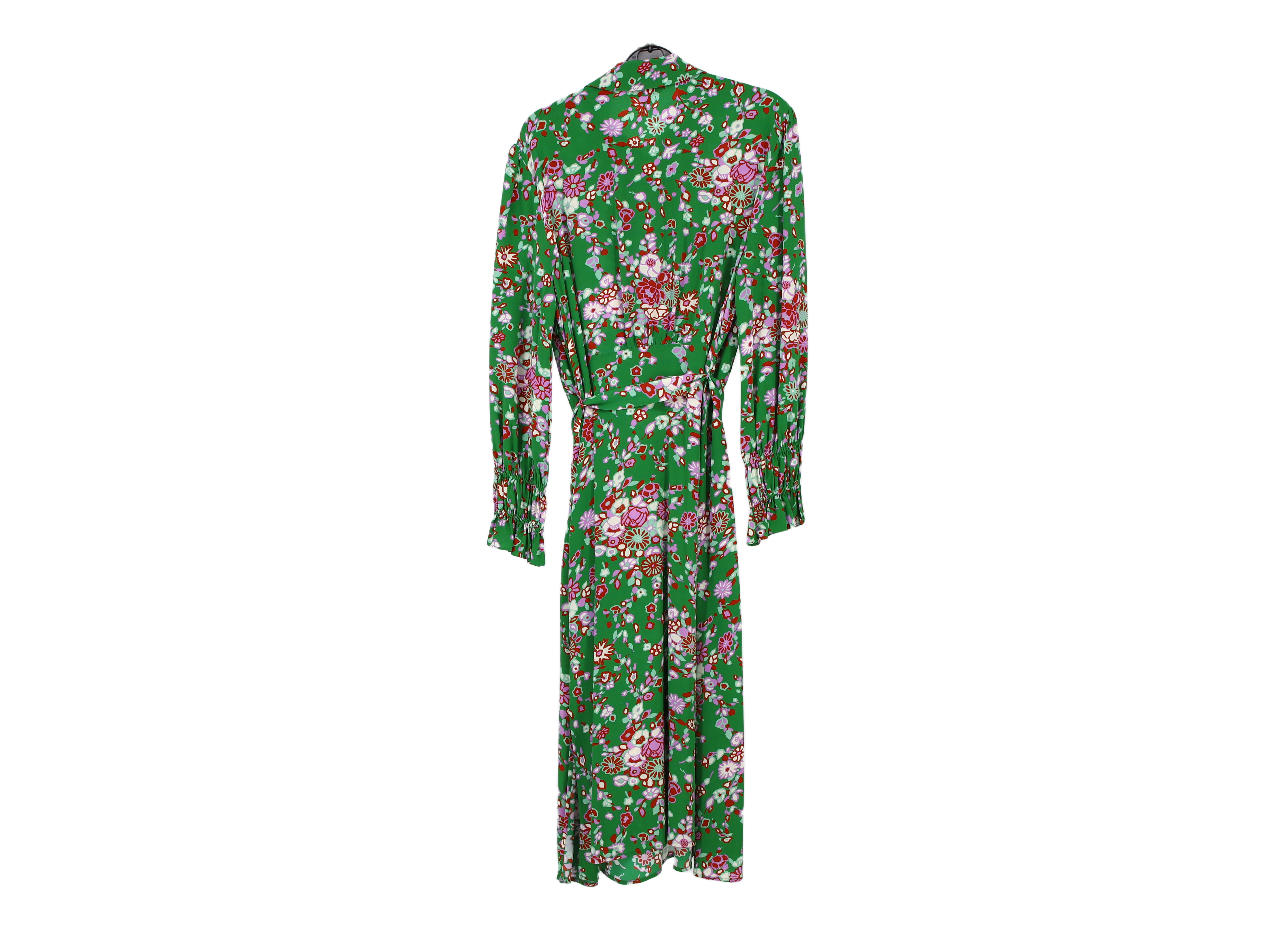 LK Bennett Green Wrap Maxi Dress