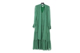 LK Bennett Green Tiered Maxi Dress