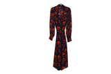 LK Bennett Navy Wrap Maxi Dress