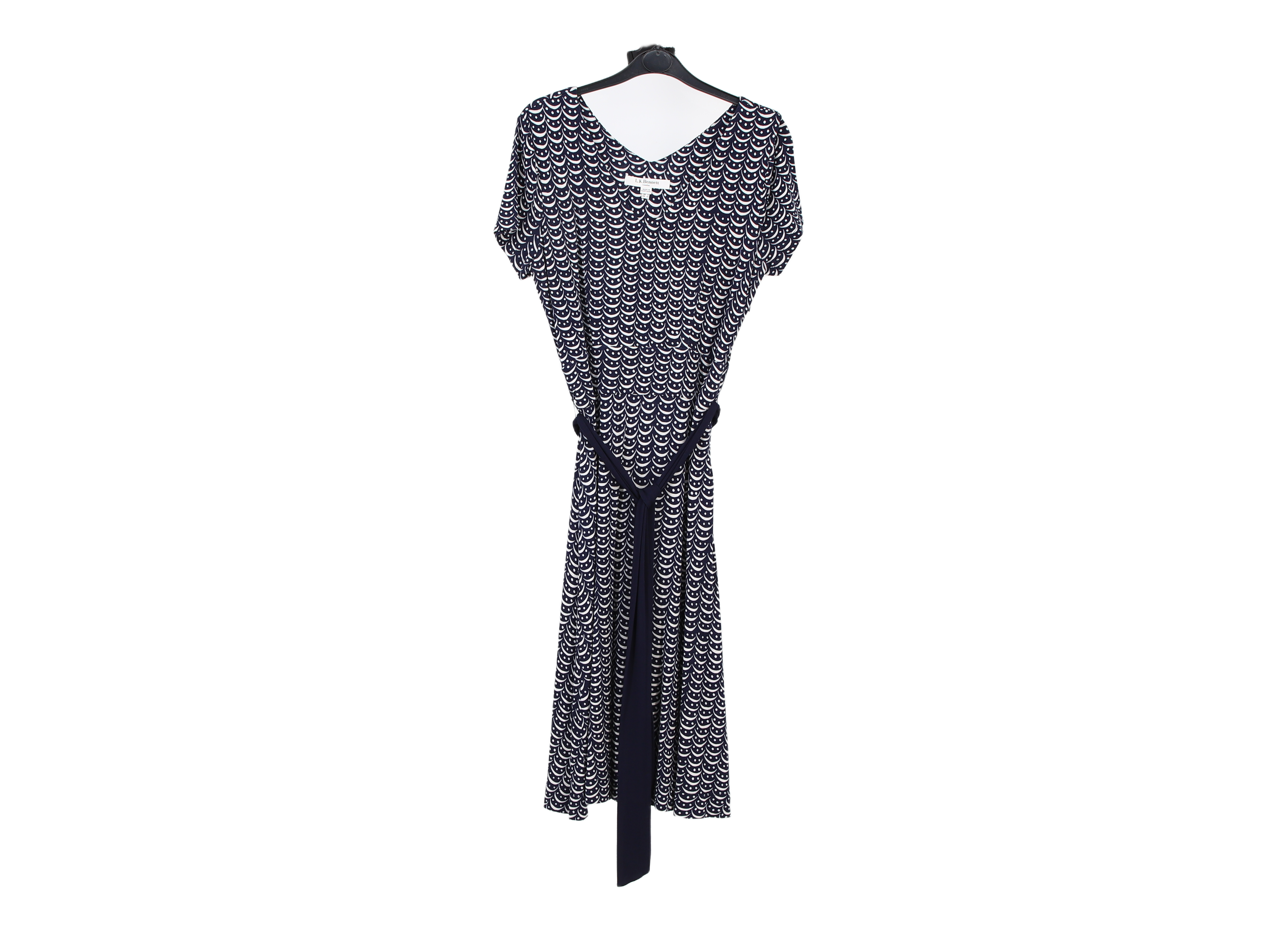 LK Bennett Navy Caftan Maxi Dress Size 10