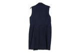 LK Bennett Navy Tailored Double-Breasted Maxi Dress Size 14