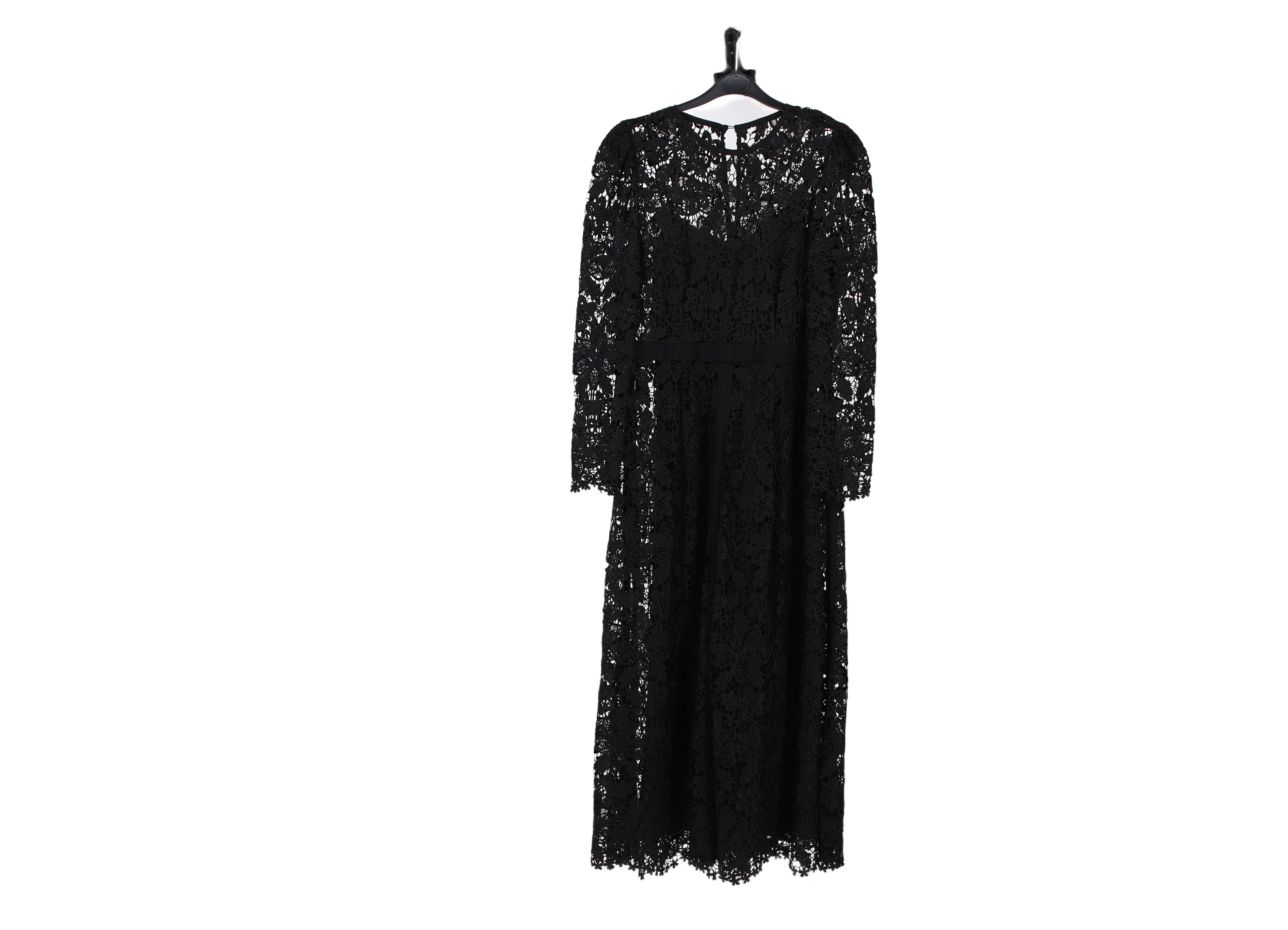 LK Bennett Black Lace Gown Size 12
