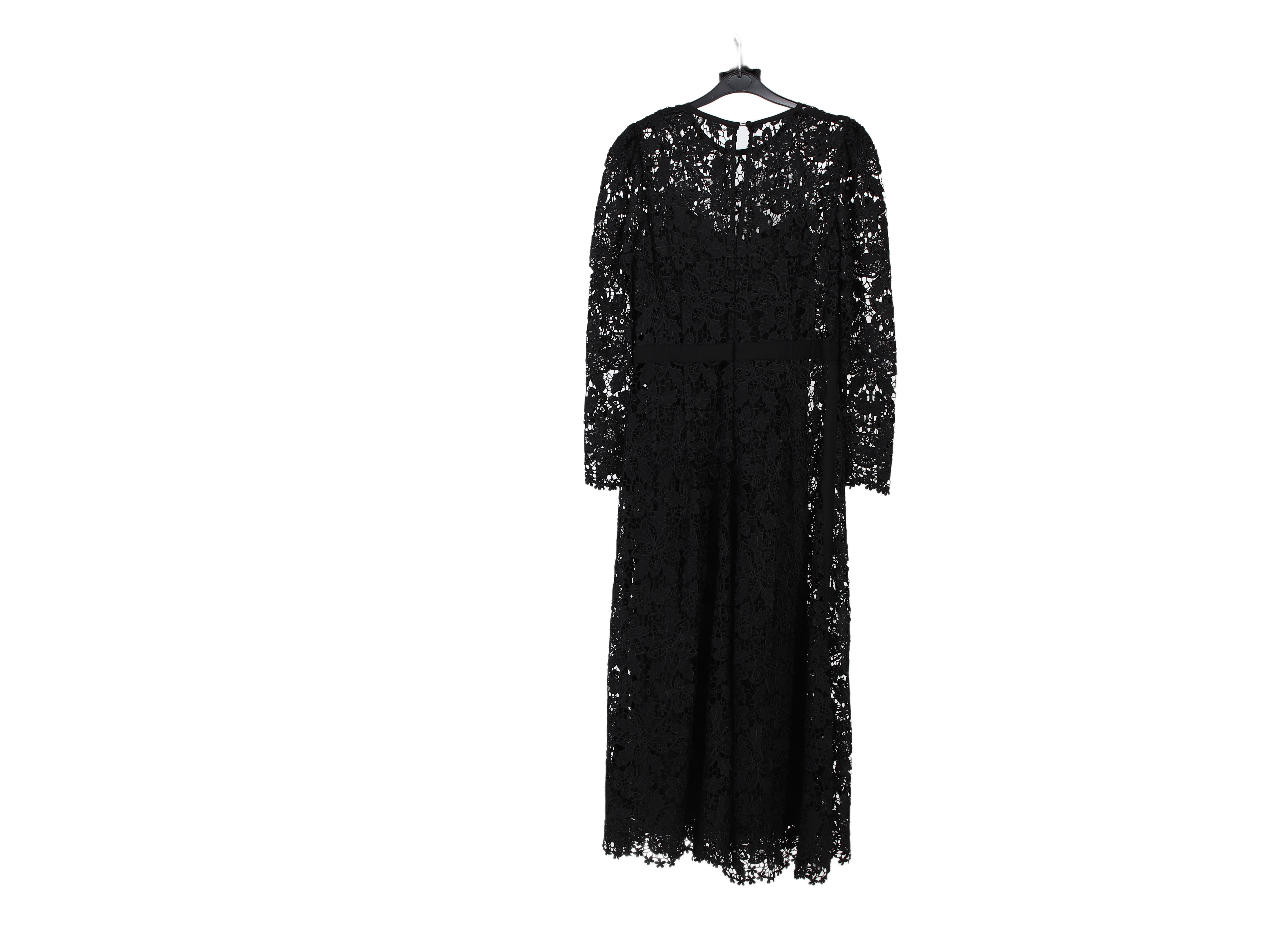 LK Bennett Black Lace Gown Size 12