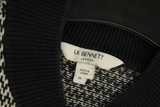 LK Bennett Black Ribbed Belted Maxi Sweater Dress Size M