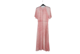 LK Bennett Pink Blouson Maxi Dress Size 10