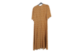 LK Bennett Brown Empire Waist Maxi Dress Size 12