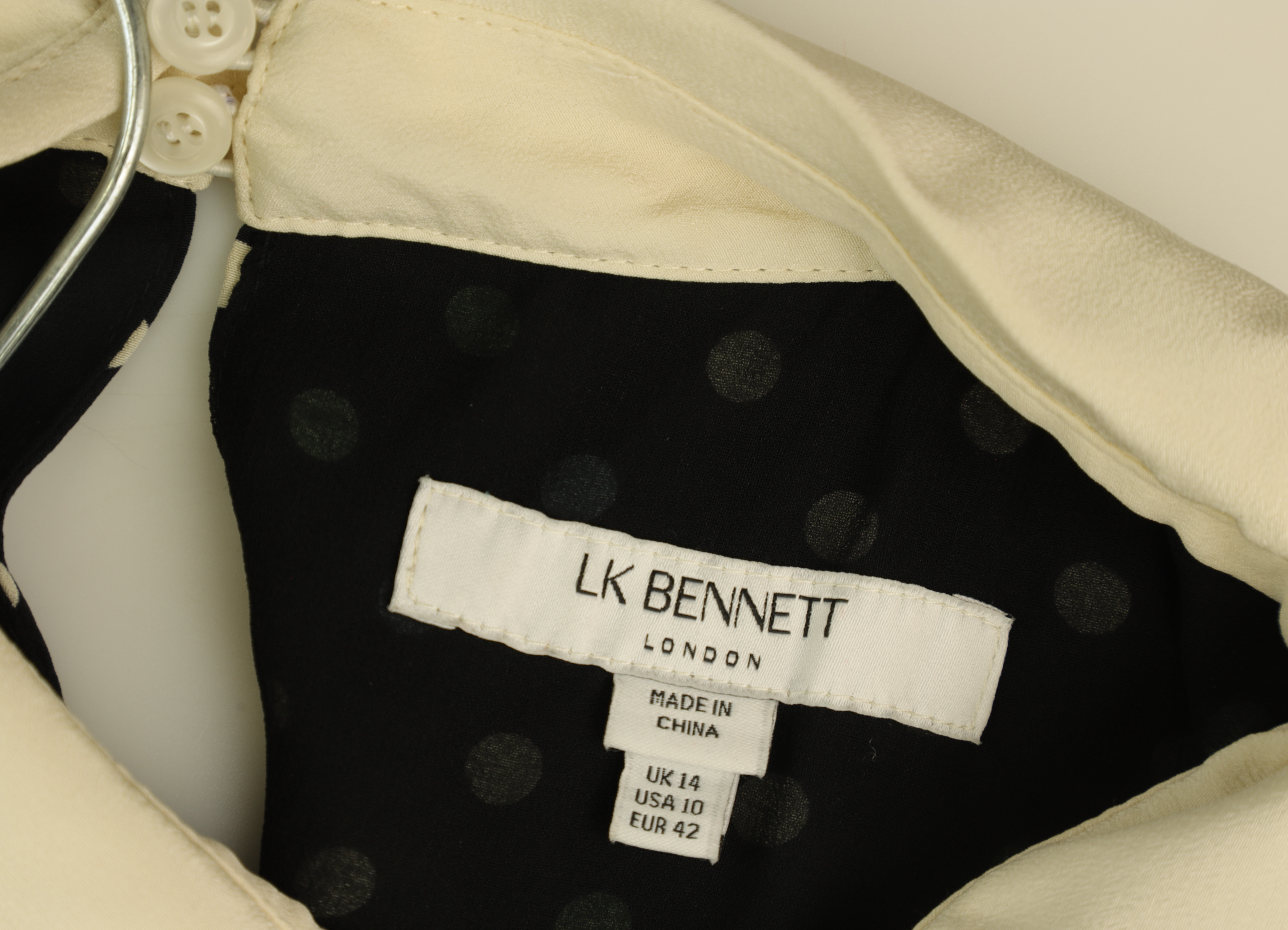 LK Bennett Black A-line Maxi Dress