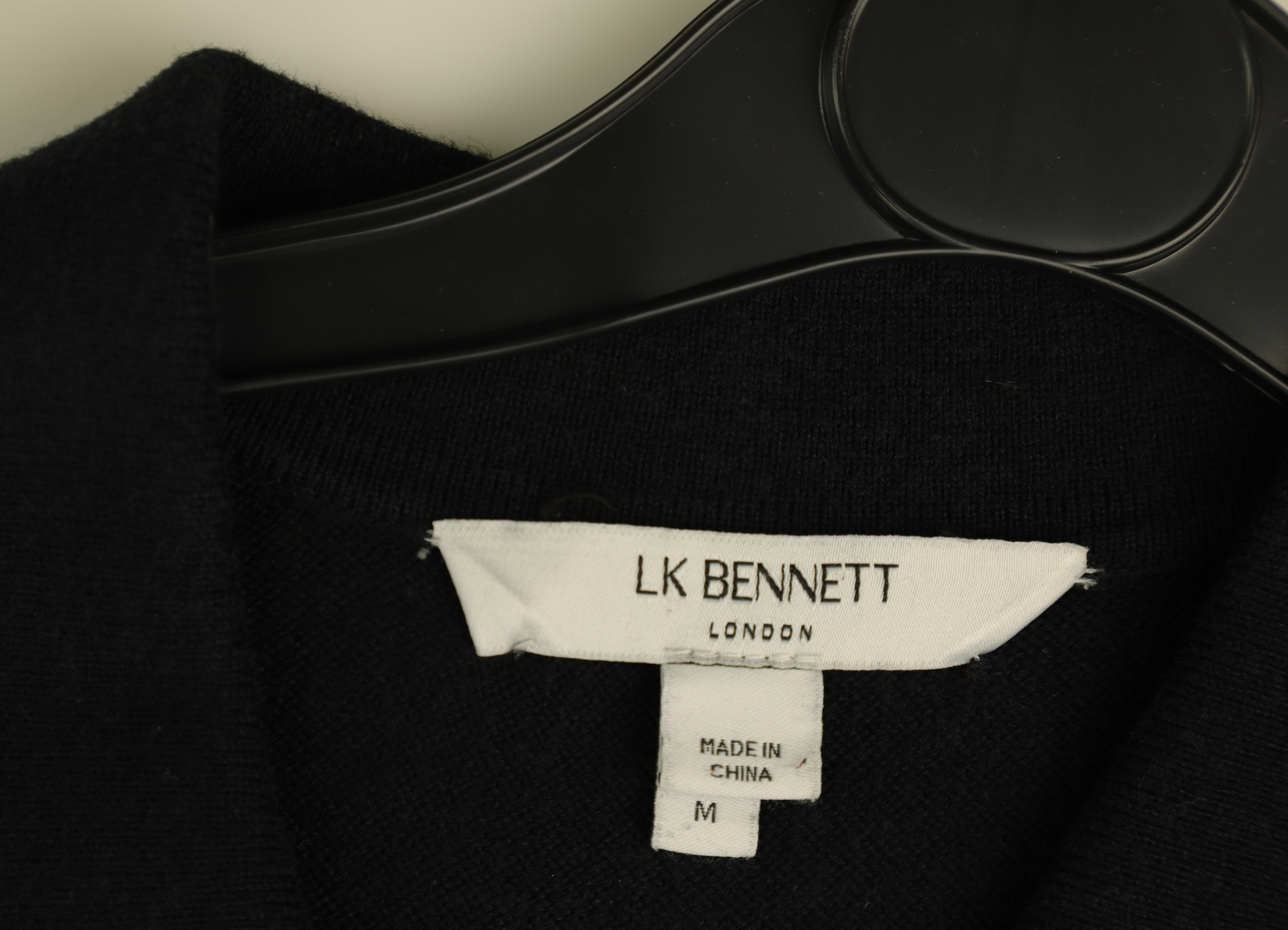 LK Bennett Black Maxi Shirt Dress Size M