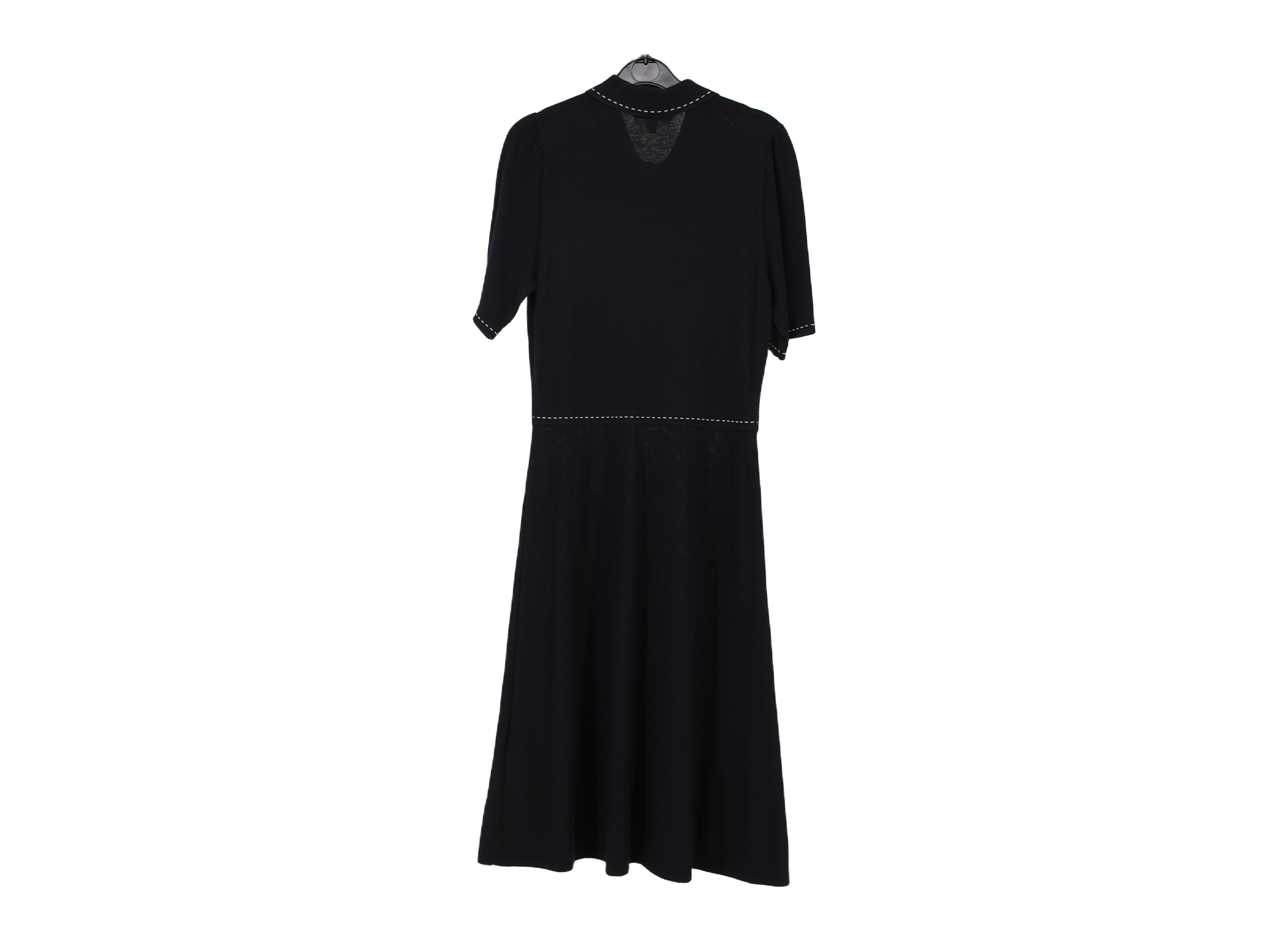 LK Bennett Black Maxi Shirt Dress Size M