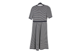 LK Bennett Navy Striped A-line Maxi Dress