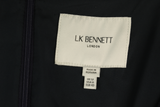LK Bennett Navy Fitted Maxi Dress Size 12