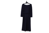 LK Bennett Navy Fitted Maxi Dress Size 12