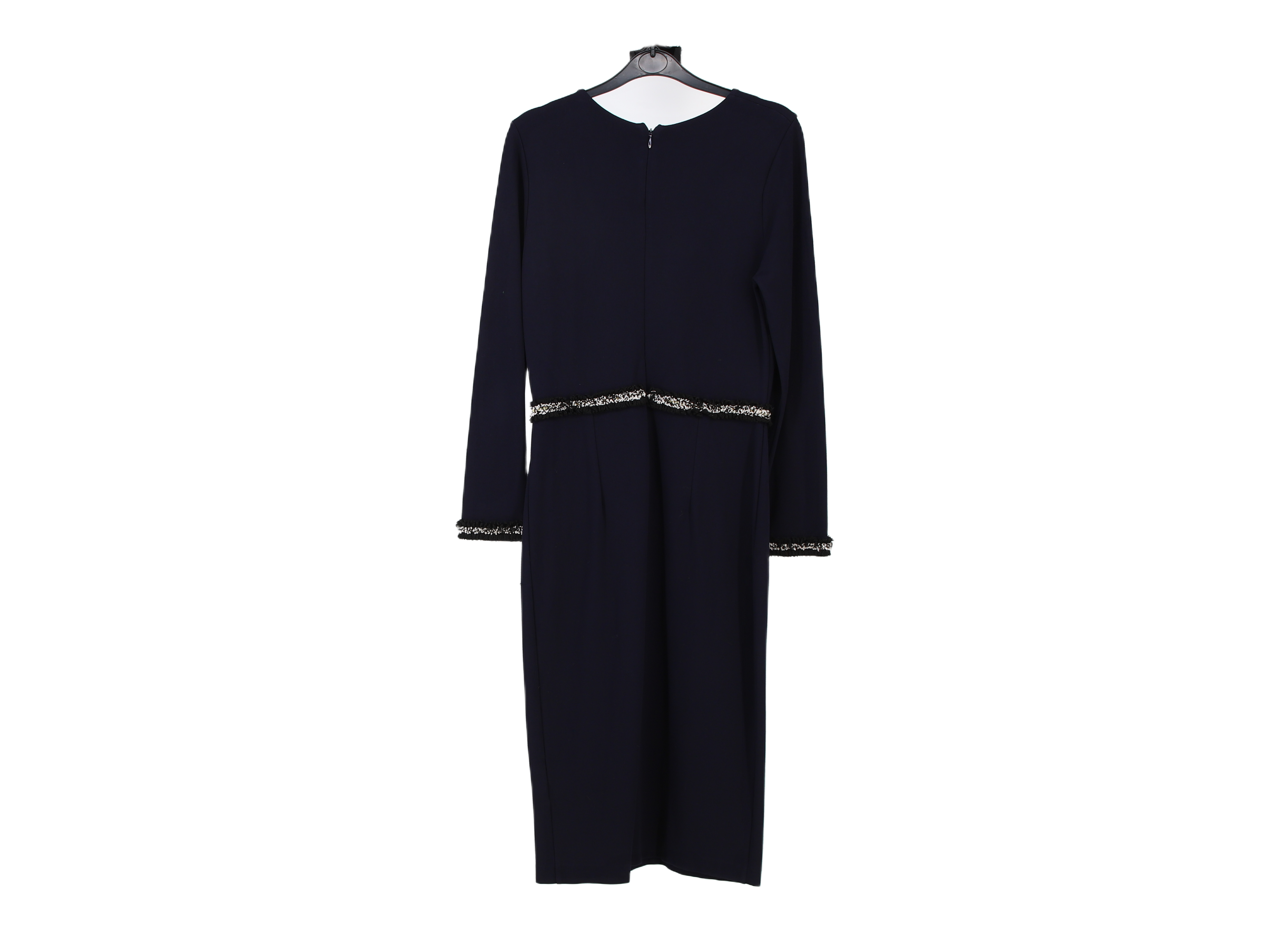 LK Bennett Navy Trimmed Maxi Dress