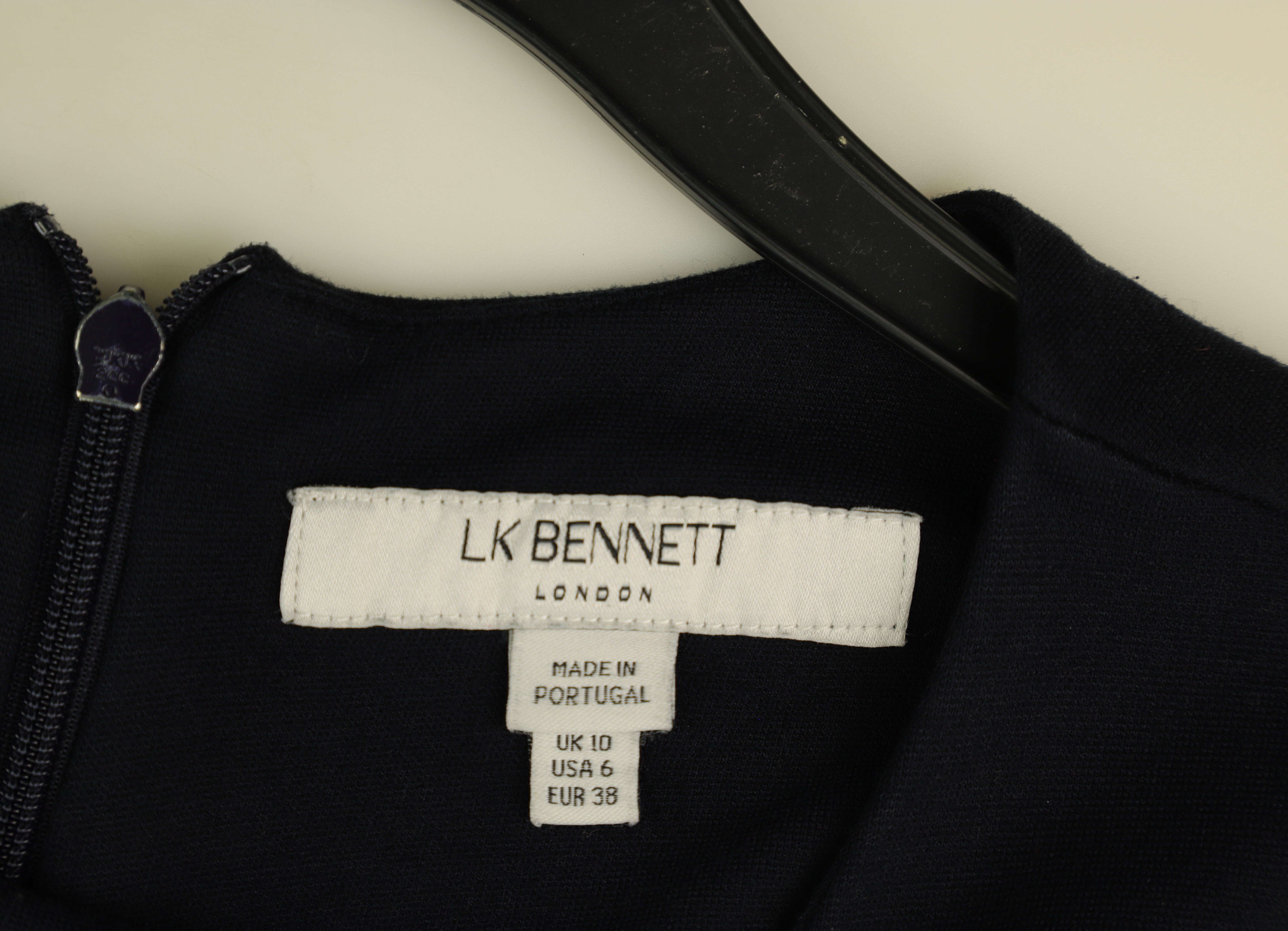 LK Bennett Navy Trimmed Maxi Dress