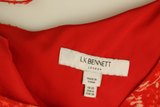 LK Bennett Red Floral Wrap Maxi Dress Size 10